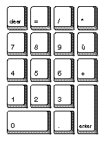 numeric keypad